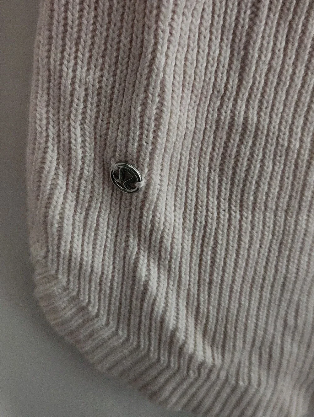 Lululemon Sweater Long Sleeve Pale Pink Ribbed Size Medium
